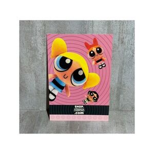 Vintage 2001 Powerpuff Girls Cartoon Network Postcard Y2K Collectible Pink 4x6